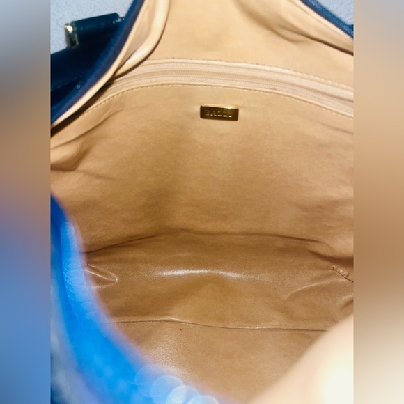 Bally Leather Dark Blue Hand Bag - Picture 9 of 13